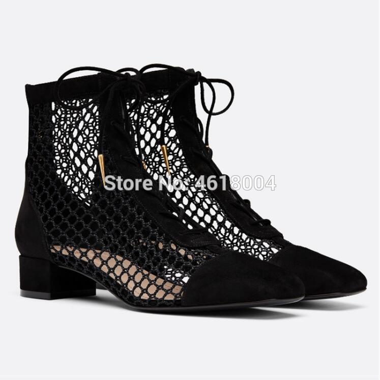KALMALL Summer Fishnet Ankle Boots Sexy Breathable Low Heels Gladiator Lace Up mesh Shoes Runway Sandal Boots Big size 441, Beige
KALMALL Summer Fishnet Ankle Boots Sexy Breathable Low Heels Gladiator Lace Up mesh Shoes Runway Sandal Boots Big size 441, Beige