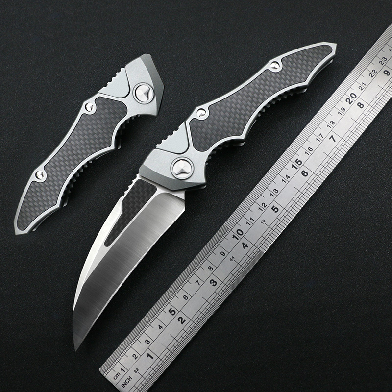 Hawk D2 Steel Aviation Aluminum + Carbon Fiber Handle Outdoor EDC Hunting Survival Auto Knife Quick opening Free Shipping
Hawk D2 Steel Aviation Aluminum + Carbon Fiber Handle Outdoor EDC Hunting Survival Auto Knife Quick opening Free Shipping