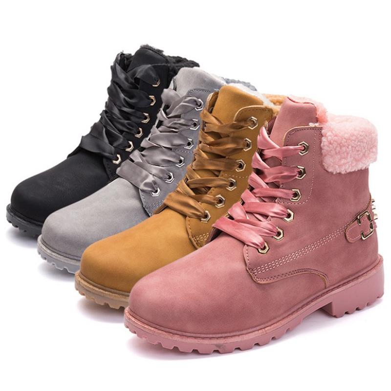 Fashion Women Winter Snow Boots Low Heels Rivet Boots Female Ankle Motorcycle Plus Size Shoes, Black
Fashion Women Winter Snow Boots Low Heels Rivet Boots Female Ankle Motorcycle Plus Size Shoes, Black