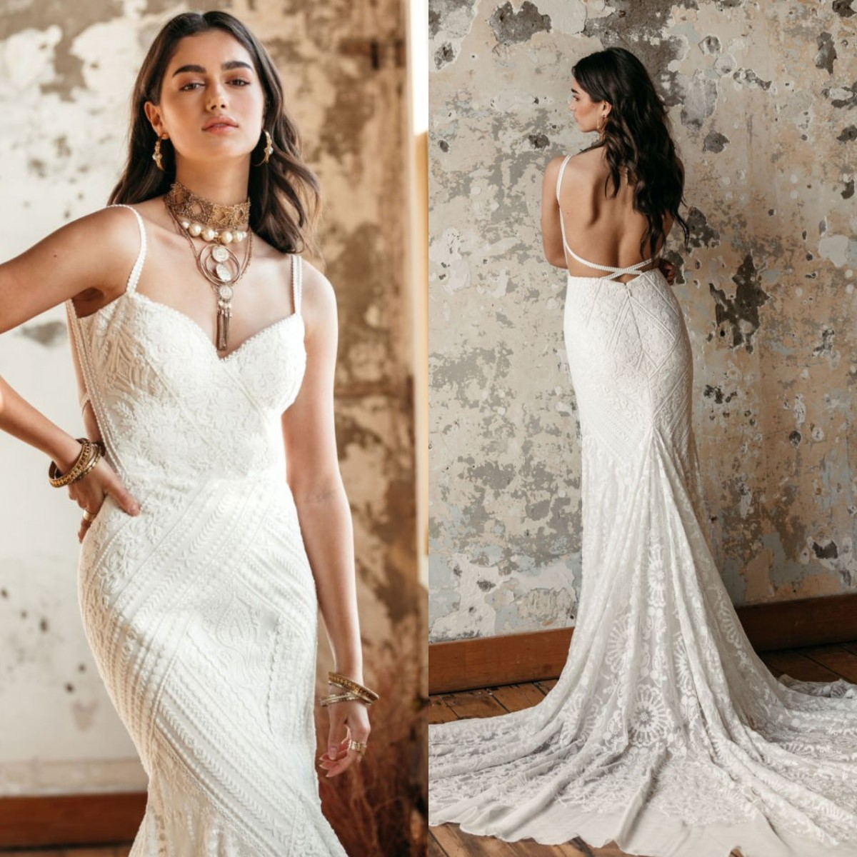 Fashion Mermaid Wedding Dresses Spaghetti Straps Appliques Lace Bridal Gowns Custom Made Sexy Open Back Sweep Train Wedding Dress, Red
Fashion Mermaid Wedding Dresses Spaghetti Straps Appliques Lace Bridal Gowns Custom Made Sexy Open Back Sweep Train Wedding Dress, Red