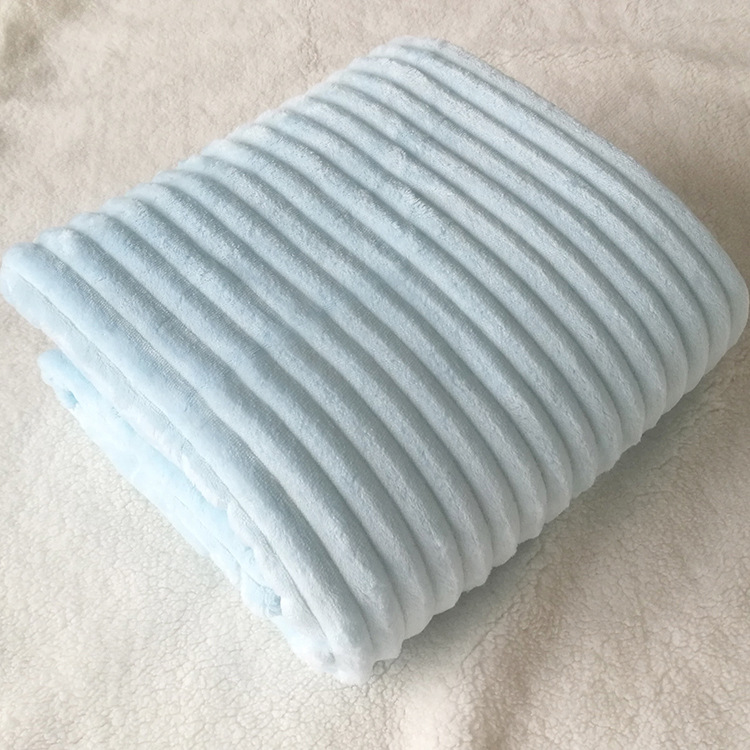 Export European and American Thick Solid Color Strip Double Layer Lambswool Flannel Blanket Autumn and Winter Warm Cover Leg Sofa Blanket Bl, Default color
Export European and American Thick Solid Color Strip Double Layer Lambswool Flannel Blanket Autumn and Winter Warm Cover Leg Sofa Blanket Bl, Default color