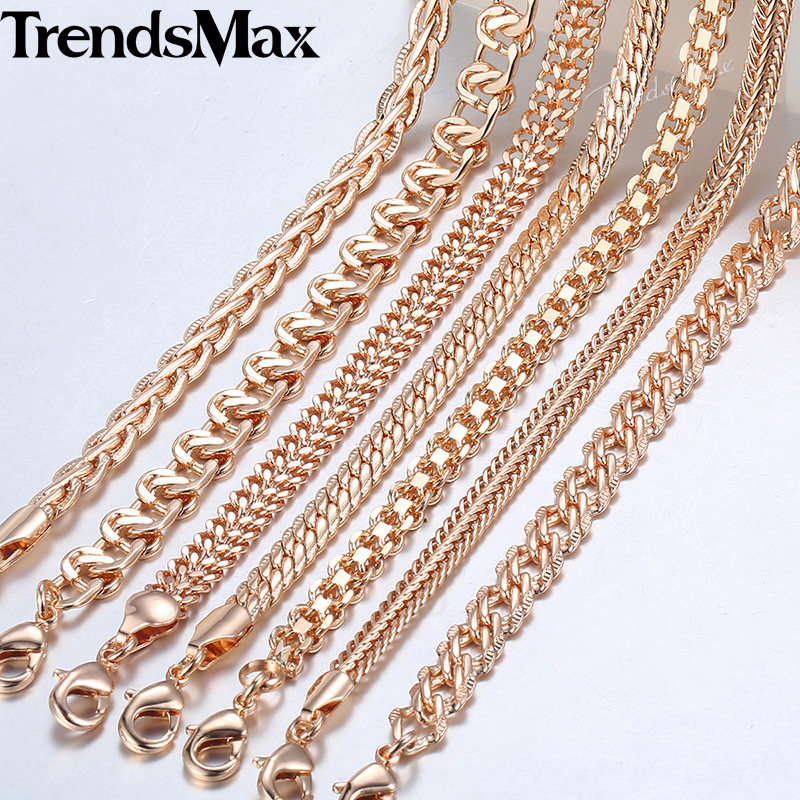 Women's Men's Necklaces 7Pcs/Lot 585 Rose Gold Curb Weaving Chains Necklace for Women Men Fashion Wholesale Jewelry 50cm CNN1A 0927, Silver
Women's Men's Necklaces 7Pcs/Lot 585 Rose Gold Curb Weaving Chains Necklace for Women Men Fashion Wholesale Jewelry 50cm CNN1A 0927, Silver
