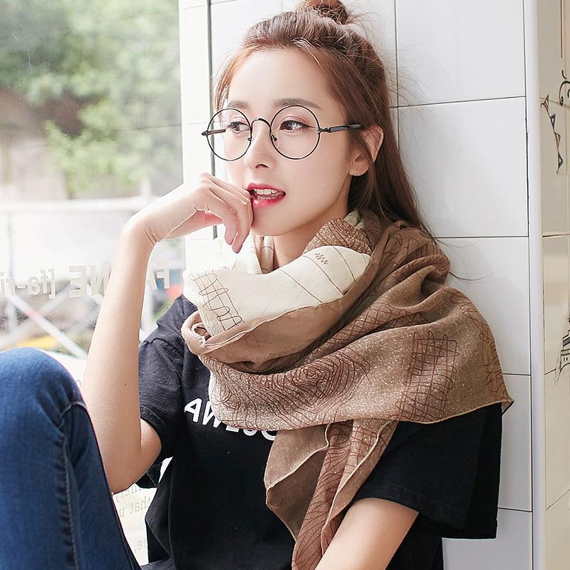 Scarves Spring And Autumn Korean Cotton Manufacturers Wholesale Retro Design Scarf Can Be Customized
Scarves Spring And Autumn Korean Cotton Manufacturers Wholesale Retro Design Scarf Can Be Customized