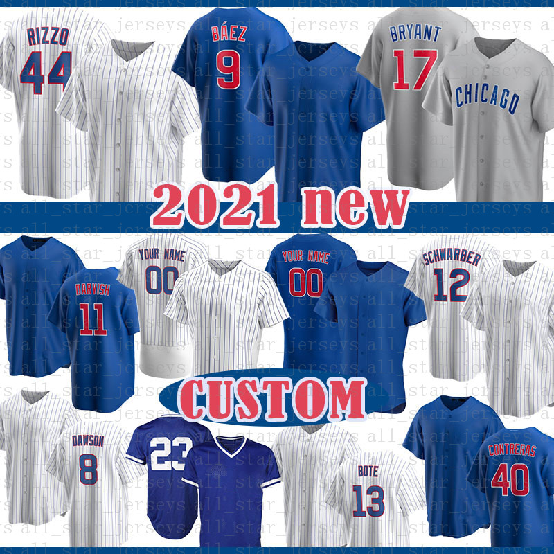 9 Javier Baez 44 Anthony Rizzo Custom 2020 Baseball Jersey Kris Bryant Ryne Sandberg Yu Darvish Kyle Schwarber Contreras Bote Dawson Lester, Jersey(xiaoxiong)fugu
9 Javier Baez 44 Anthony Rizzo Custom 2020 Baseball Jersey Kris Bryant Ryne Sandberg Yu Darvish Kyle Schwarber Contreras Bote Dawson Lester, Jersey(xiaoxiong)fugu