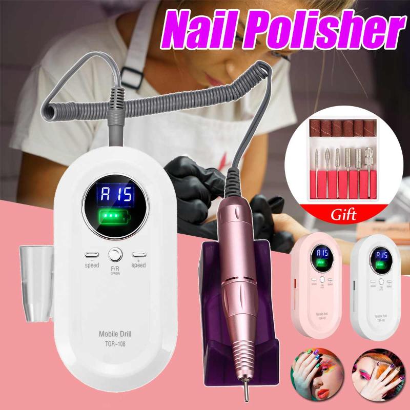 Portable Rechargeable Nail Drill Machine 30000RPM Manicure Machine Electric Nail File Art Tools Set for Drill bits
Portable Rechargeable Nail Drill Machine 30000RPM Manicure Machine Electric Nail File Art Tools Set for Drill bits