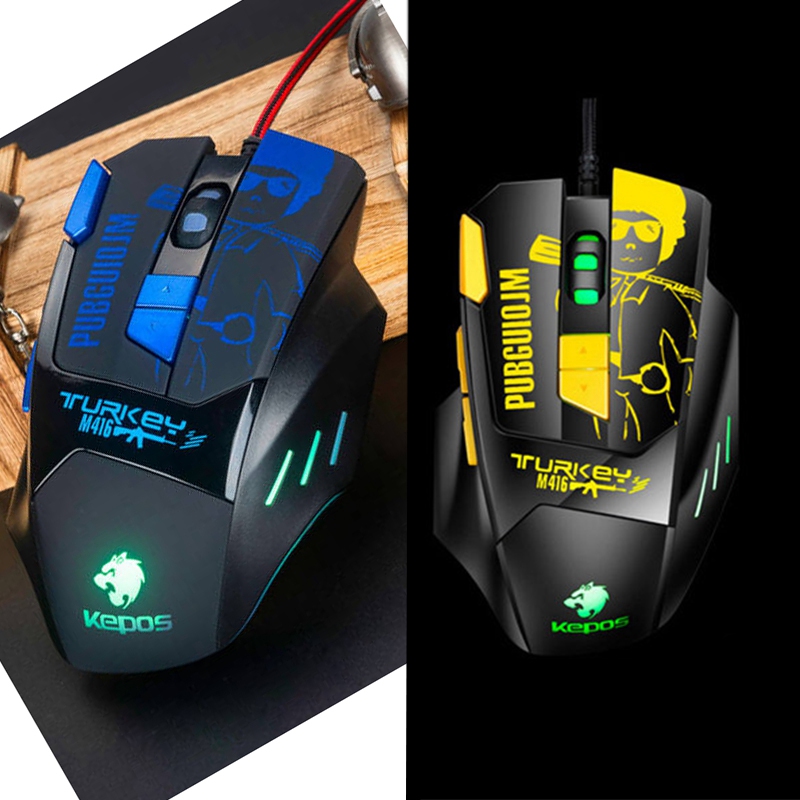 KCPDS Gaming Mouse Ergonomic Wired Mouse 8-Key LED 4800 DPI Optical Programmable USB Computer Macro Wired Gaming wit
KCPDS Gaming Mouse Ergonomic Wired Mouse 8-Key LED 4800 DPI Optical Programmable USB Computer Macro Wired Gaming wit