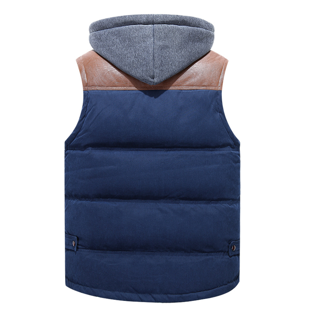 100% Real White Duck Down Vest For Men Winter Autumn Male Casual Warm Thick Parka Outerwear Sleeveless Jacket Mens Waistcoat 201104