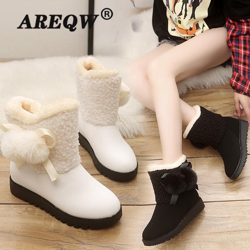 AREQW Snow Boots Women's 2020 Autumn and Winter New Plus Velvet Thick Cotton Shoes Thick Bottom Flat Non-slip Warm Boots, Black
AREQW Snow Boots Women's 2020 Autumn and Winter New Plus Velvet Thick Cotton Shoes Thick Bottom Flat Non-slip Warm Boots, Black