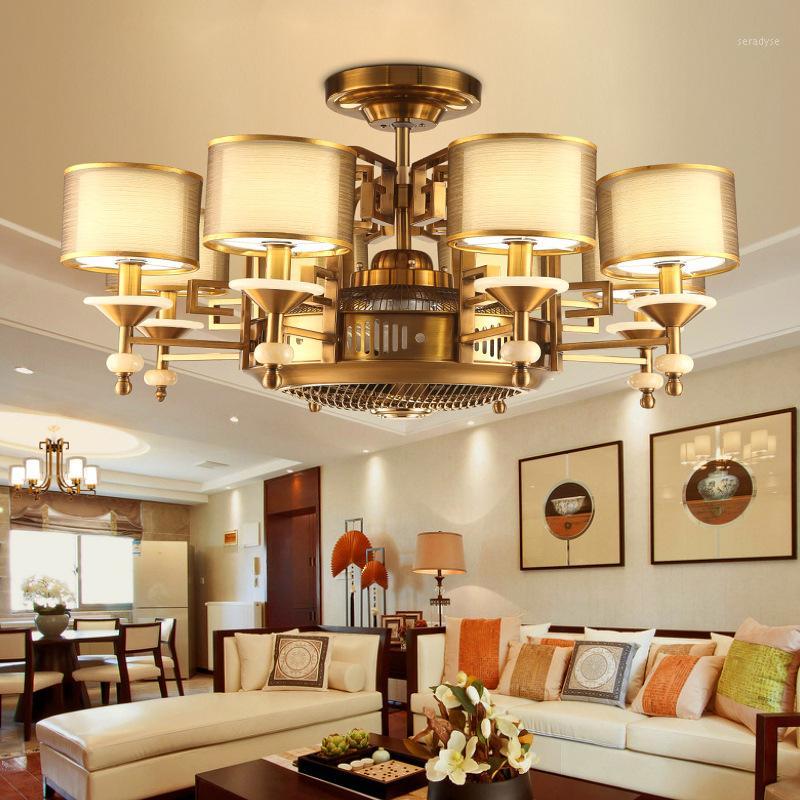 Chinese invisible fan Lamp Retro living room light luxury anion simple European antique fan chandelier dining room bedroom1
Chinese invisible fan Lamp Retro living room light luxury anion simple European antique fan chandelier dining room bedroom1
