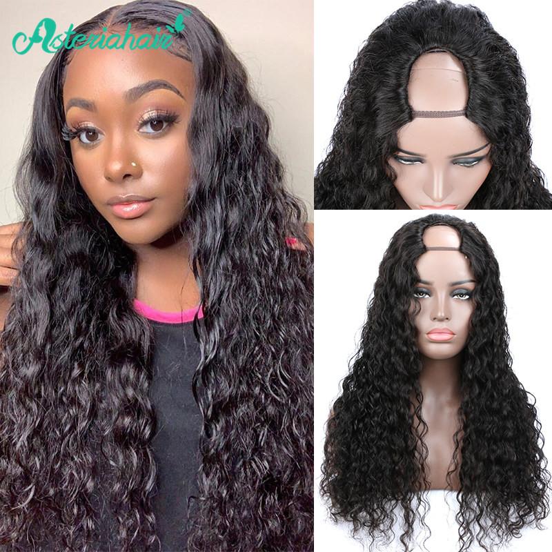 Asteria U Part Wig Water Wave Human Hair Wigs For Black Women 150% 180% Density Brazilian Human Hair Wig Glueless Remy Wigs, As pic
Asteria U Part Wig Water Wave Human Hair Wigs For Black Women 150% 180% Density Brazilian Human Hair Wig Glueless Remy Wigs, As pic