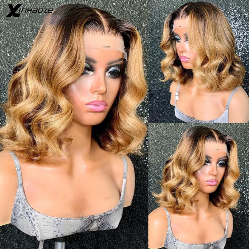 Body Wave Short Bob Lace Front Wigs Ombre Honey Blonde/Brown Remy Human Hair Short Wave Bob Wigs With Baby Hair, Black;brown
Body Wave Short Bob Lace Front Wigs Ombre Honey Blonde/Brown Remy Human Hair Short Wave Bob Wigs With Baby Hair, Black;brown