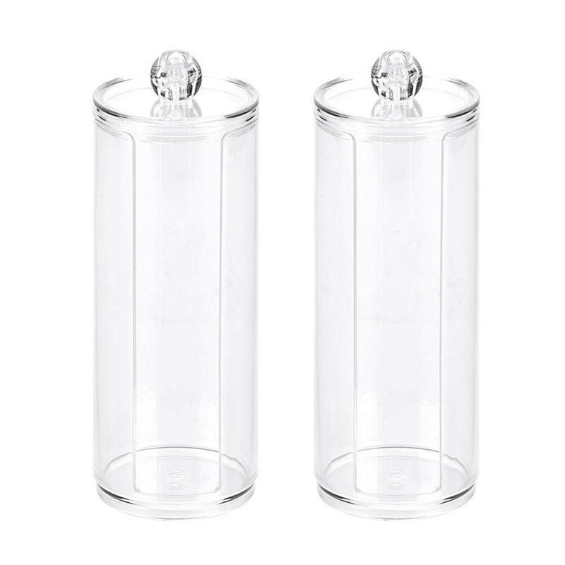 2Pcs Cotton Ball Makeup Holder, Transparent Acrylic Cotton Pad Storage Case, for Balls and Makeup Puff
2Pcs Cotton Ball Makeup Holder, Transparent Acrylic Cotton Pad Storage Case, for Balls and Makeup Puff