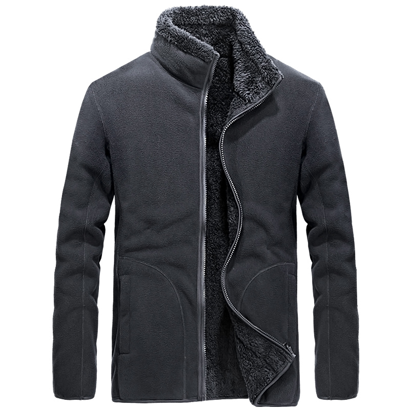 5XL Men Women Winter Plus Velvet Thicken Warm Coat Outdoor Sport Climbing Fishing Riding Hiking Windproof Thermal Fleece Jacket 201030