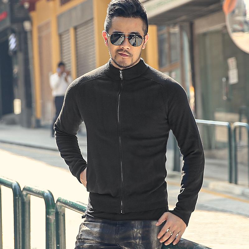 Autumn and Winter New Black Mock Neck Men's Zipper Cardigan Sweater Men's Elastic Slim Knit
Autumn and Winter New Black Mock Neck Men's Zipper Cardigan Sweater Men's Elastic Slim Knit