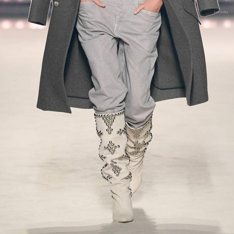 New Catwalk Metal Rivets Embellished Spike heel Short Boots Suede Leather Patchwork Woman Pointed Toe Winter Fall Fashion Boots1, Yellow single 
New Catwalk Metal Rivets Embellished Spike heel Short Boots Suede Leather Patchwork Woman Pointed Toe Winter Fall Fashion Boots1, Yellow single