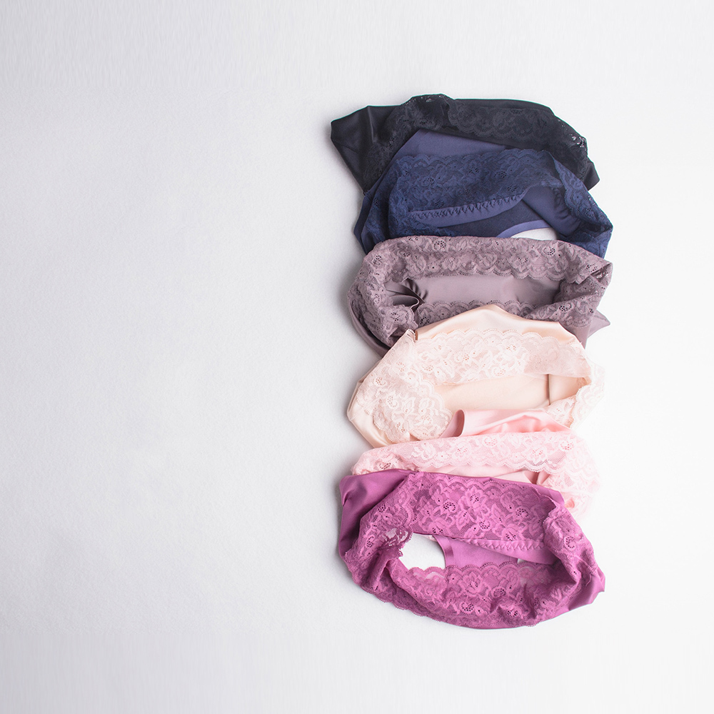 DULASI Sexy Silk Panties Women Underwear Seamless Lace Cotton Mid-Rise Cute Briefs For Girls Ladies Bikini Erotic Panty 4pcs/lot 201112