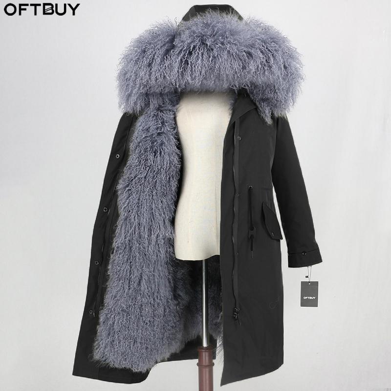 OFTBUY X-long Waterproof Parka Natural Mongolia Sheep Fur Real Fur Coat Winter Jacket Women Warm Detachable Streetwear Outerwear1, Green pink
OFTBUY X-long Waterproof Parka Natural Mongolia Sheep Fur Real Fur Coat Winter Jacket Women Warm Detachable Streetwear Outerwear1, Green pink