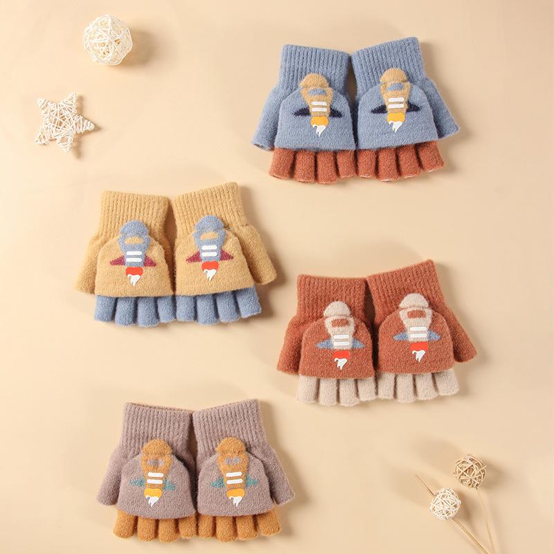 Winter Children Kids Warm Knitted Gloves Convertible Flip Top Fingerless Mittens Boys Girls Half Finger Mittens Gloves
Winter Children Kids Warm Knitted Gloves Convertible Flip Top Fingerless Mittens Boys Girls Half Finger Mittens Gloves