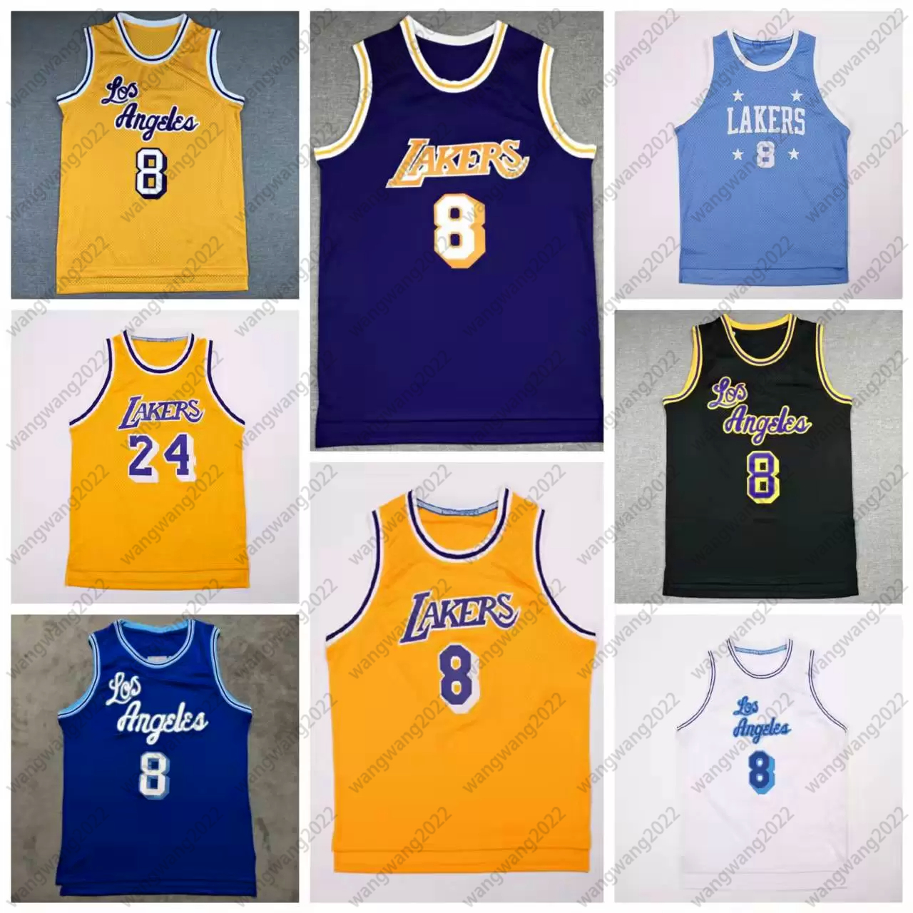Los Angele s Retro Basketball jersey 8 24 Bryant Mesh sleeveless Vintage Jerseys Men MENS, Colour 1
Los Angele s Retro Basketball jersey 8 24 Bryant Mesh sleeveless Vintage Jerseys Men MENS, Colour 1