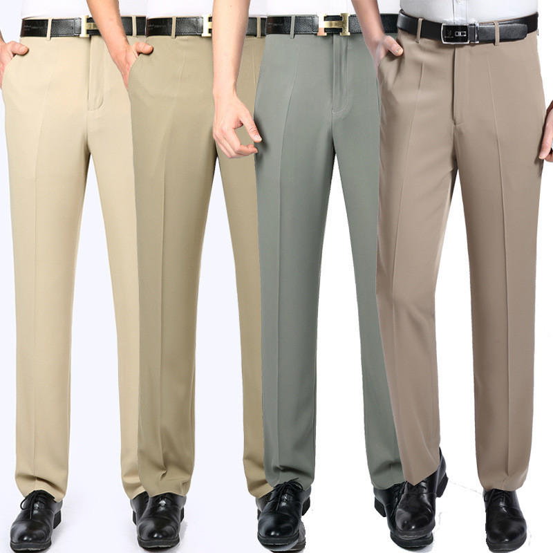 Summer Men's 2020 Thin Pants of Business Men Dressed in Black for Free Work Plus Size 29-42 44 Alxc, 870
