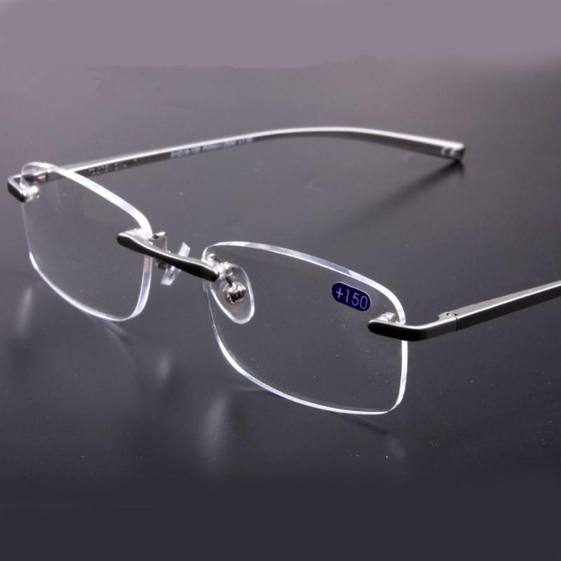 Sunglasses Aluminum Magnesium Quality Rimless Reading Glasses Men Frames Women Eyeglasses For Gray Frame Transparent Lenses
Sunglasses Aluminum Magnesium Quality Rimless Reading Glasses Men Frames Women Eyeglasses For Gray Frame Transparent Lenses