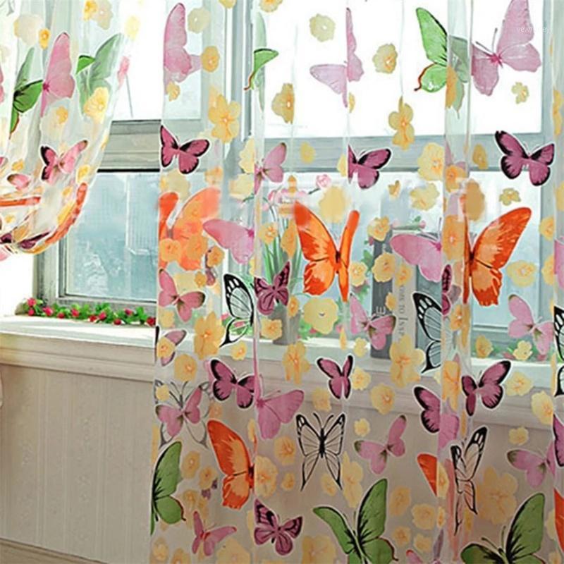 1x2m Colorful Butterfly Curtains for Living Room Bedroom Kitchen Tulle for Windows Voile Yarn Curtains Panel Window Treatments1
1x2m Colorful Butterfly Curtains for Living Room Bedroom Kitchen Tulle for Windows Voile Yarn Curtains Panel Window Treatments1