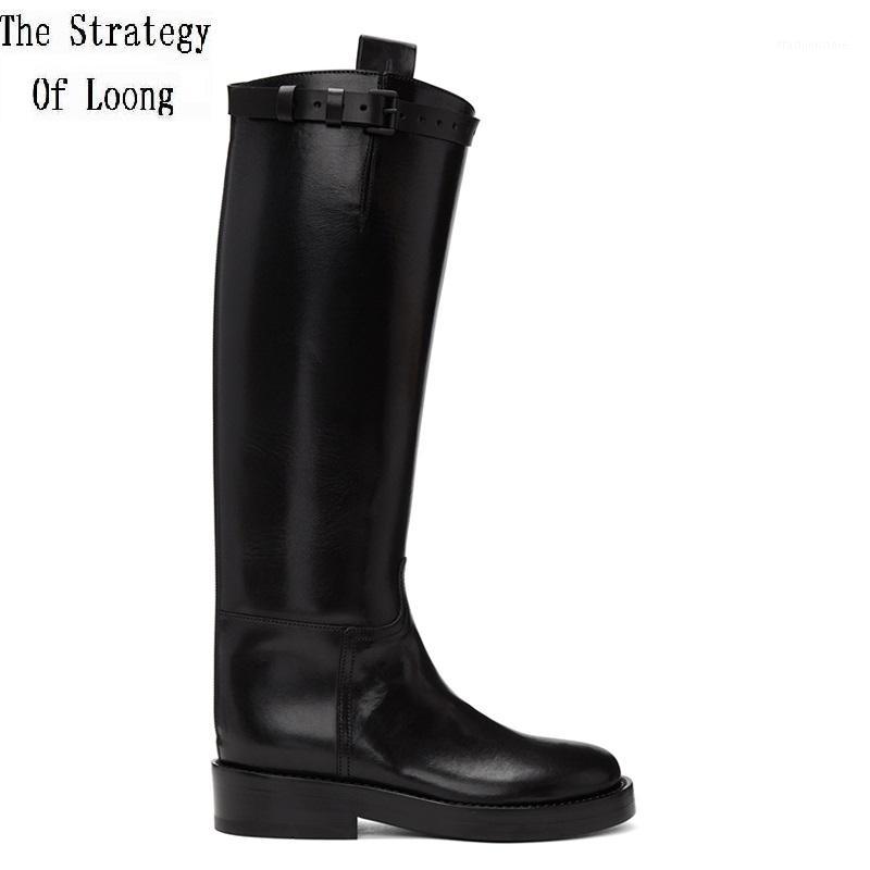 New Women Autumn Winter Genuine Leather Knee-High Flat Rubber Zipper Riding Equestrian Atmospheric Fashion Boots 202009081, Block autumn
New Women Autumn Winter Genuine Leather Knee-High Flat Rubber Zipper Riding Equestrian Atmospheric Fashion Boots 202009081, Block autumn