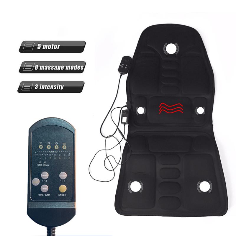 Electric Back Massage Chair Relieve Pain Car Massager Pillow Cushion Home Neck Acupressure Massageador Seat Cushion
Electric Back Massage Chair Relieve Pain Car Massager Pillow Cushion Home Neck Acupressure Massageador Seat Cushion