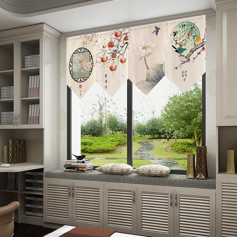 Chinese Style Triangle Curtain Bedroom Living Room Decorative Half Curtain Kitchen Partition, 05
Chinese Style Triangle Curtain Bedroom Living Room Decorative Half Curtain Kitchen Partition, 05