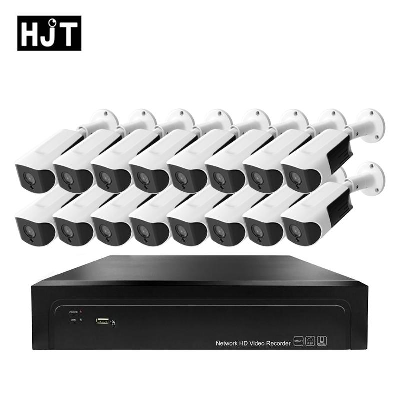 HJT 16CH 1080P 2.0MP IP Camera System Surveillance Security CCTV Set H.264 H.265 Outdoor P2P AEeye Video record 16CH POE NVR Kit
HJT 16CH 1080P 2.0MP IP Camera System Surveillance Security CCTV Set H.264 H.265 Outdoor P2P AEeye Video record 16CH POE NVR Kit