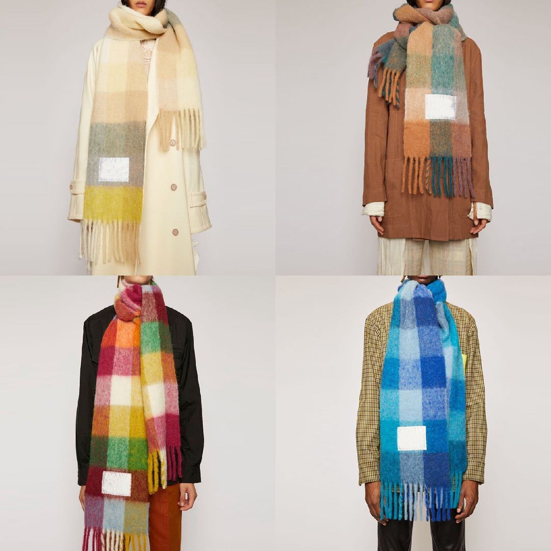 Wool scarf new rainbow grid fringed shawl for male and female New Fashion Plaid Thick Brand Shawls and Scarves for Women
Wool scarf new rainbow grid fringed shawl for male and female New Fashion Plaid Thick Brand Shawls and Scarves for Women