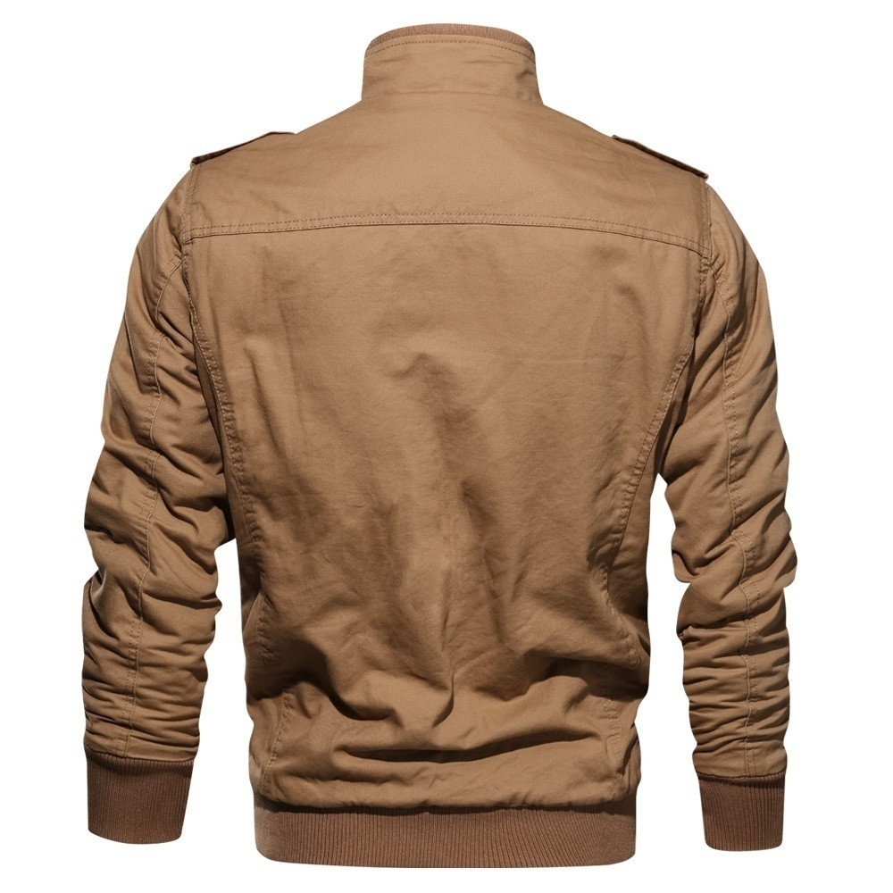ZOGAA Mens Fur Lined Warm Outdoor Pilot Military Jackets Coats Air Force Army Coats Cotton Moto Streetwear Men Bomber Jacket 201127