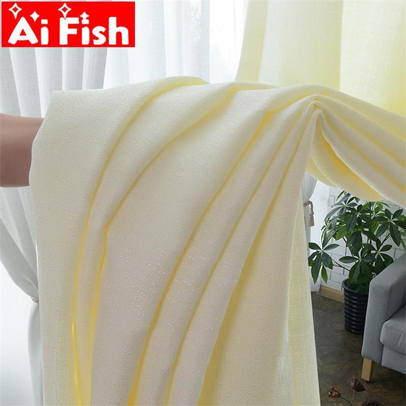 Modern White Pure Thicker Curtains for living room Yellow Tulle Door Window Curtain Drape Panel Sheer Scarf Valances M047#301
Modern White Pure Thicker Curtains for living room Yellow Tulle Door Window Curtain Drape Panel Sheer Scarf Valances M047#301