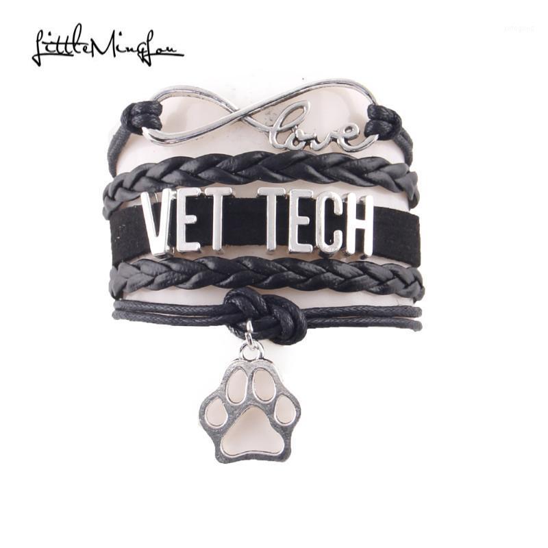 Charm Bracelets Little Minglou Infinity Love VET TECH Bracelet Pet Leather Wrap Men & Bangles Women Jewelry Drop 1
Charm Bracelets Little Minglou Infinity Love VET TECH Bracelet Pet Leather Wrap Men & Bangles Women Jewelry Drop 1