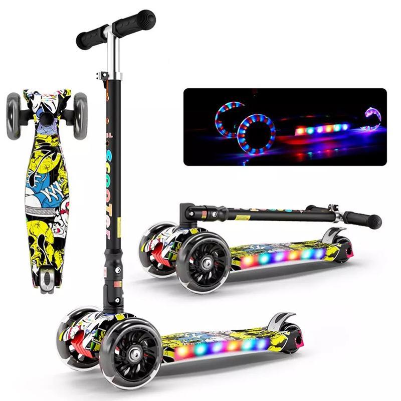 Nfant Shining Kid Scooter Height Adjustable Foldable Children Bike Light Flash Baby Ride On Toy
Nfant Shining Kid Scooter Height Adjustable Foldable Children Bike Light Flash Baby Ride On Toy