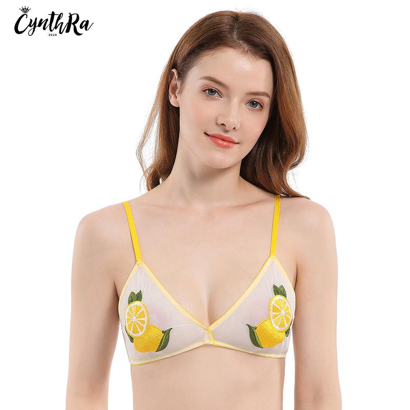 CYNTHRA Lady's Underwear Popular Pattern Ultra-Thin Mesh Braletter Wireless Bra Sexy Triangle Cup Breathable Underwear For Women, Shell
CYNTHRA Lady's Underwear Popular Pattern Ultra-Thin Mesh Braletter Wireless Bra Sexy Triangle Cup Breathable Underwear For Women, Shell