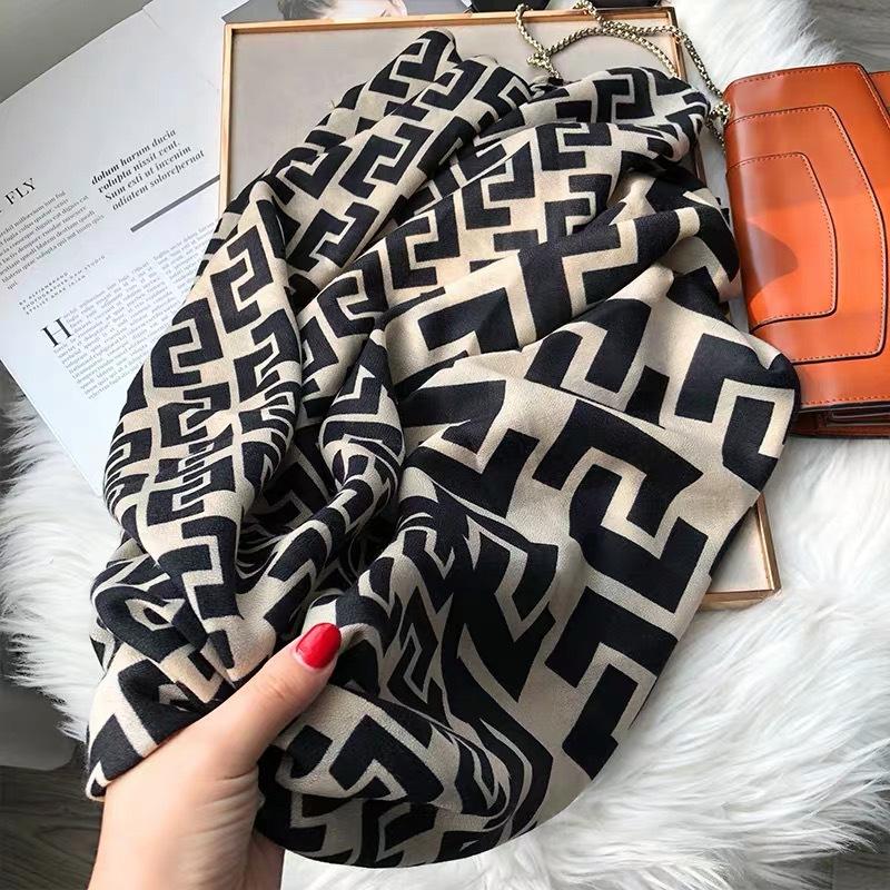 Scarves Royalmaybe Cotton Scarf In Autumn And Winter All-match Black White Long Travel Shawl Dual-use Pleated, Blue;gray
Scarves Royalmaybe Cotton Scarf In Autumn And Winter All-match Black White Long Travel Shawl Dual-use Pleated, Blue;gray
