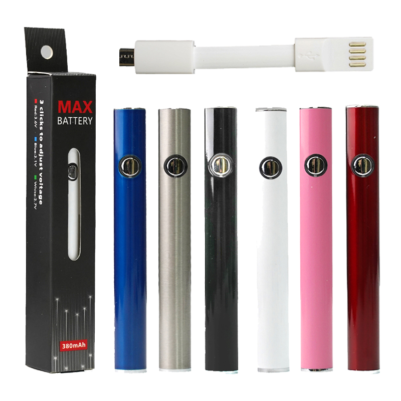 Amigo Max Vape Battery 380mAh Preheat 510 Thread Vape Battery E Cigarette VV Variable Voltage Preheating Vape Pen Batteries For Oil Tank
Amigo Max Vape Battery 380mAh Preheat 510 Thread Vape Battery E Cigarette VV Variable Voltage Preheating Vape Pen Batteries For Oil Tank