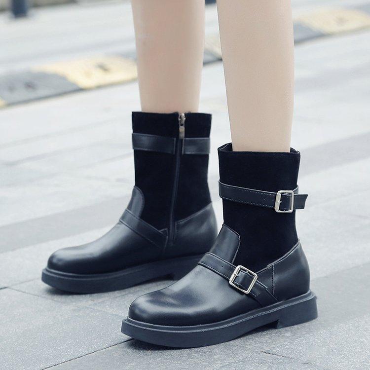 Women Ankle Boots Autumn Female Casual Shoes Woman Flat Fashion Platform Round Toe Buckle Strap Solid Comfortable 2020, Black
Women Ankle Boots Autumn Female Casual Shoes Woman Flat Fashion Platform Round Toe Buckle Strap Solid Comfortable 2020, Black