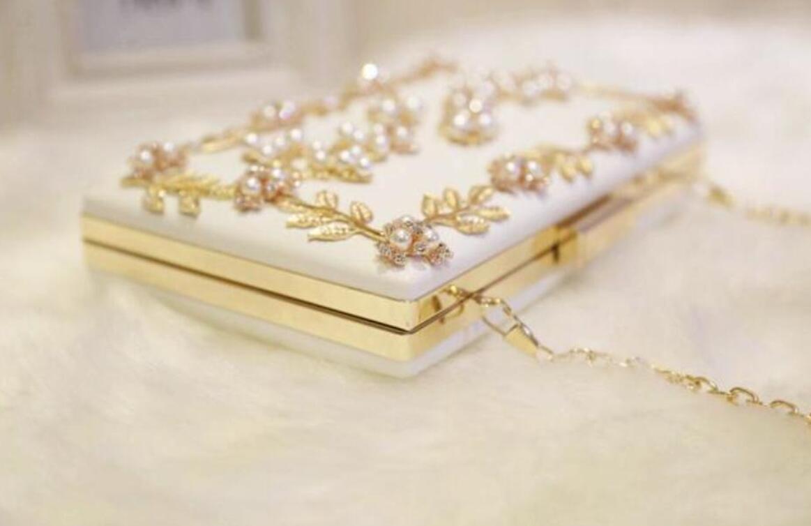 2022 Large Size Women Handbag Evening Bags For Party New Women Chain Shoulder Bag Ladies Fashion Gold Clutch Box Bag Women Messenger 06
