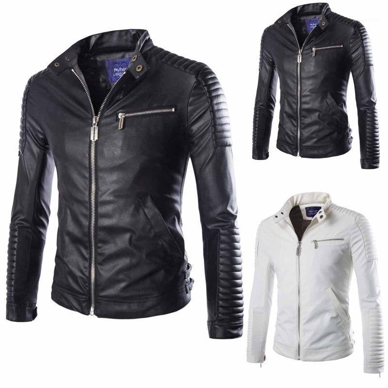Men's Pleats Hiking Jacket Casual Splicing Zipper Stand Collar Imitation Leather Coat Tops Outdoors Sports Chaquetas Hombre1, As photo
Men's Pleats Hiking Jacket Casual Splicing Zipper Stand Collar Imitation Leather Coat Tops Outdoors Sports Chaquetas Hombre1, As photo