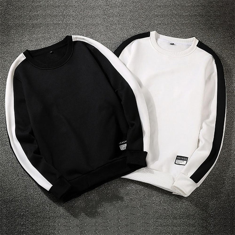 black white solid men Loose casual Sweatshirts Men's Style Casual Fashion Patchwork O-Neck Long SleevesTop Blouse hoodie LJ200826, Hh6701 white
black white solid men Loose casual Sweatshirts Men's Style Casual Fashion Patchwork O-Neck Long SleevesTop Blouse hoodie LJ200826, Hh6701 white