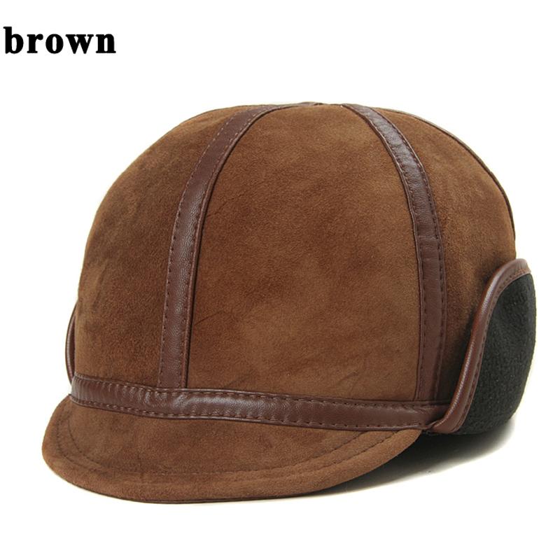 Winter Men's Soft Leather Short Brim Warm Bomber Hat Male Lightweight Suede Fur Caps With Earmuffs Windproof Lined Melon Chapeau, Black
Winter Men's Soft Leather Short Brim Warm Bomber Hat Male Lightweight Suede Fur Caps With Earmuffs Windproof Lined Melon Chapeau, Black