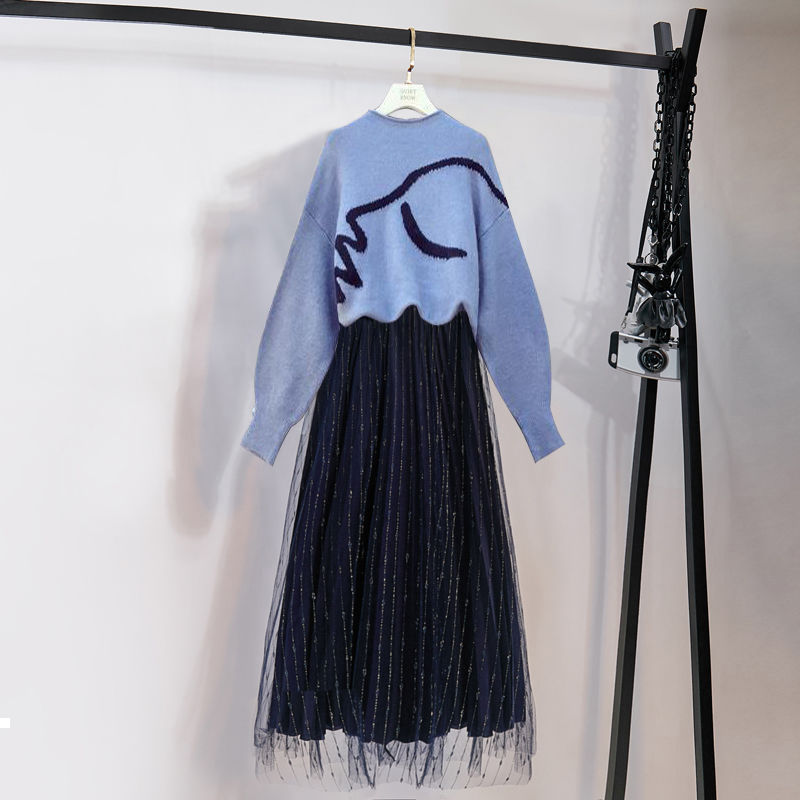 2 2021 New female autumn long sleeve loose around neck sweater shirt and skirt knitted suit ensembles mujer y462 BSNF, Hong suit long
2 2021 New female autumn long sleeve loose around neck sweater shirt and skirt knitted suit ensembles mujer y462 BSNF, Hong suit long