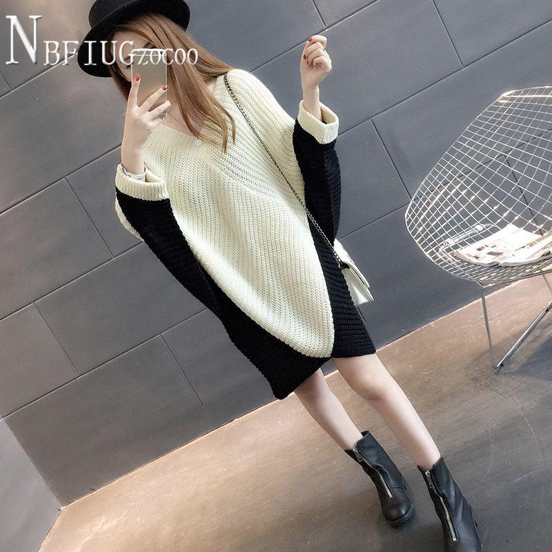Plus Size Women Sweater Autumn Winter Korean Long Style Thick Batwing Sleeve Female Sweaters
Plus Size Women Sweater Autumn Winter Korean Long Style Thick Batwing Sleeve Female Sweaters