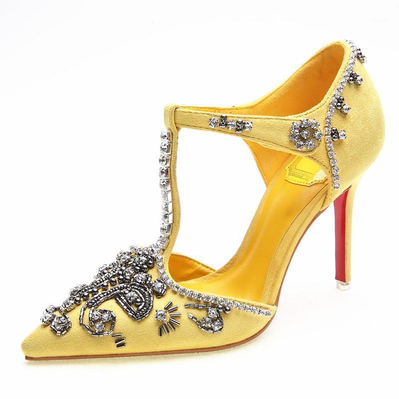 New Women Fashion Shallow Pumps Female Crystal High Heels Shoes Lady Pointed Toe Sexy T-Strap Pumps Women Party High1, Yellow 8cm heel
New Women Fashion Shallow Pumps Female Crystal High Heels Shoes Lady Pointed Toe Sexy T-Strap Pumps Women Party High1, Yellow 8cm heel