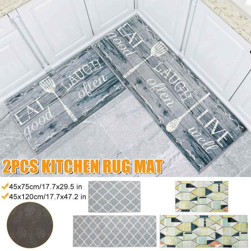 2PCS Washable Non-slip Long Kitchen Floor Mat Bathroom Entrance Door Mat Bedroom Living Room Bedside Area Rugs Doormat1
2PCS Washable Non-slip Long Kitchen Floor Mat Bathroom Entrance Door Mat Bedroom Living Room Bedside Area Rugs Doormat1