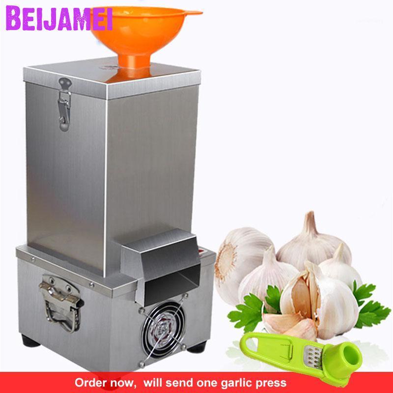 

BEIJAMEI 2020 New arrival 24kg/h Stainless steel 180w commercial garlic peeling machine electric garlic peeler price1