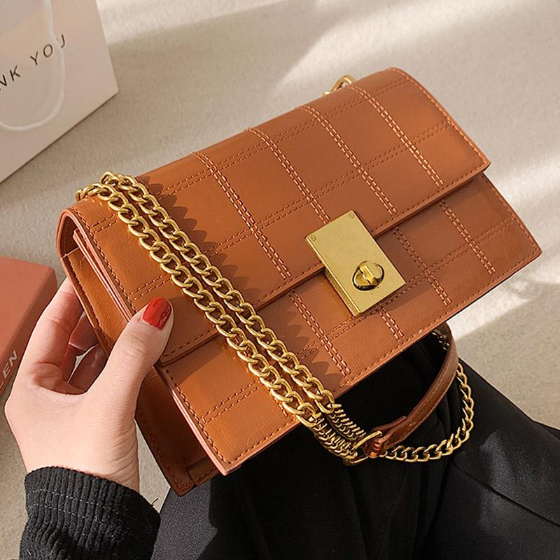 Luxury Gold Chain Crossbody Bag 2021 Spring PU Leather Women's Designer Women Handbag Shoulder Bag, White
Luxury Gold Chain Crossbody Bag 2021 Spring PU Leather Women's Designer Women Handbag Shoulder Bag, White