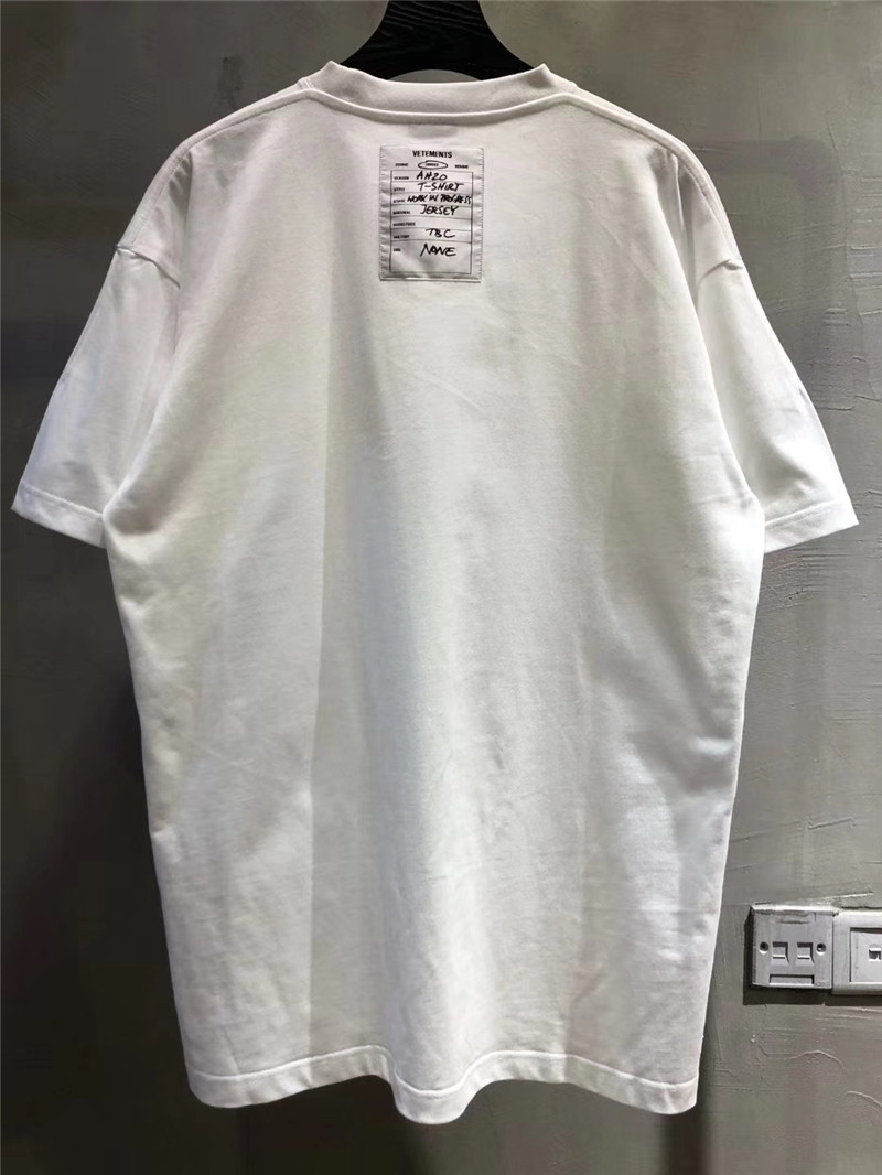 2021 New t Shirt Men Women 1:1 Best-quality Embroidery T-shirt Big Tag Cotton Black White Vetements Tee Rss3
2021 New t Shirt Men Women 1:1 Best-quality Embroidery T-shirt Big Tag Cotton Black White Vetements Tee Rss3
